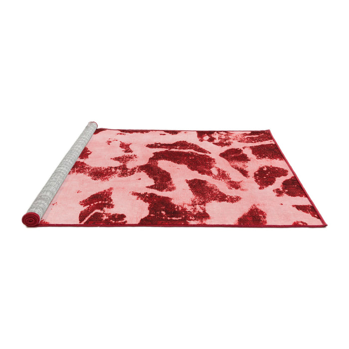 Modern Red Washable Rugs
