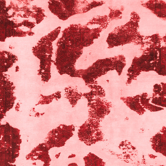 Machine Washable Abstract Red Modern Rug, wshabs1069red