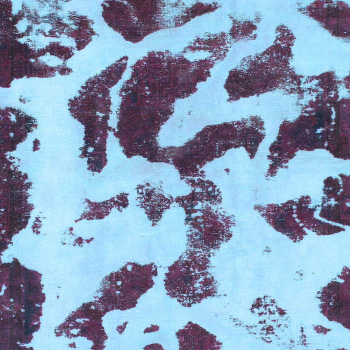 Abstract Light Blue Modern Rug, abs1069lblu