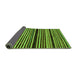 Sideview of Abstract Green Modern Rug, abs106grn