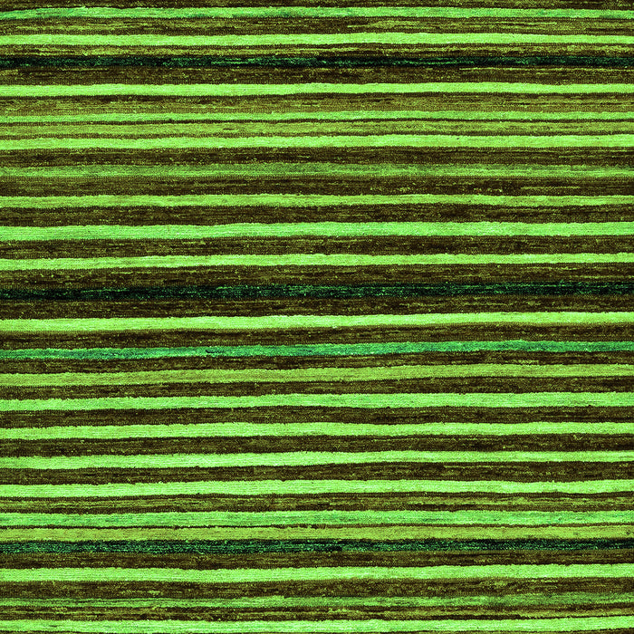 Machine Washable Abstract Green Modern Area Rugs, wshabs106grn