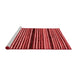 Modern Red Washable Rugs