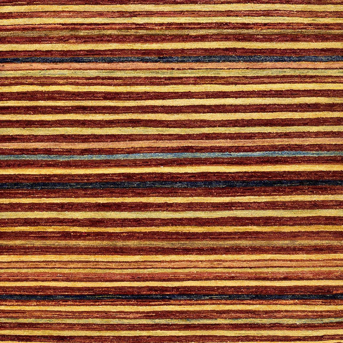 Machine Washable Abstract Tomato Red Rug, wshabs106