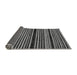 Sideview of Abstract Gray Modern Rug, abs106gry