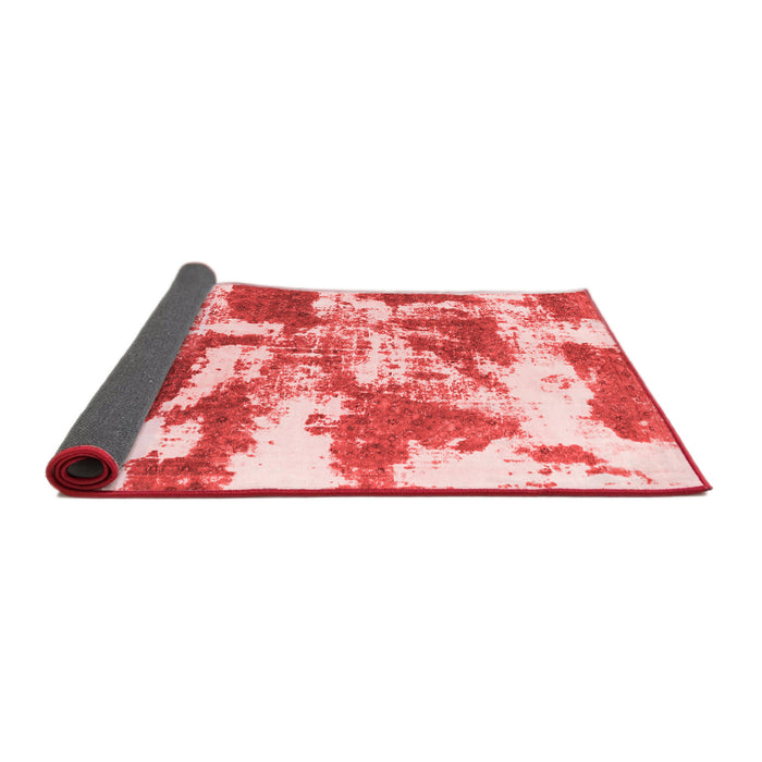 Abstract Red Modern Area Rugs