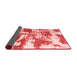 Abstract Red Modern Area Rugs