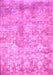 Abstract Pink Modern Rug, abs1071pnk