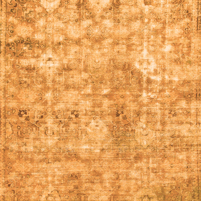 Machine Washable Abstract Orange Modern Area Rugs, wshabs1071org