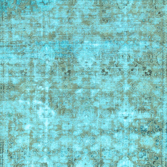 Machine Washable Abstract Light Blue Modern Rug, wshabs1071lblu