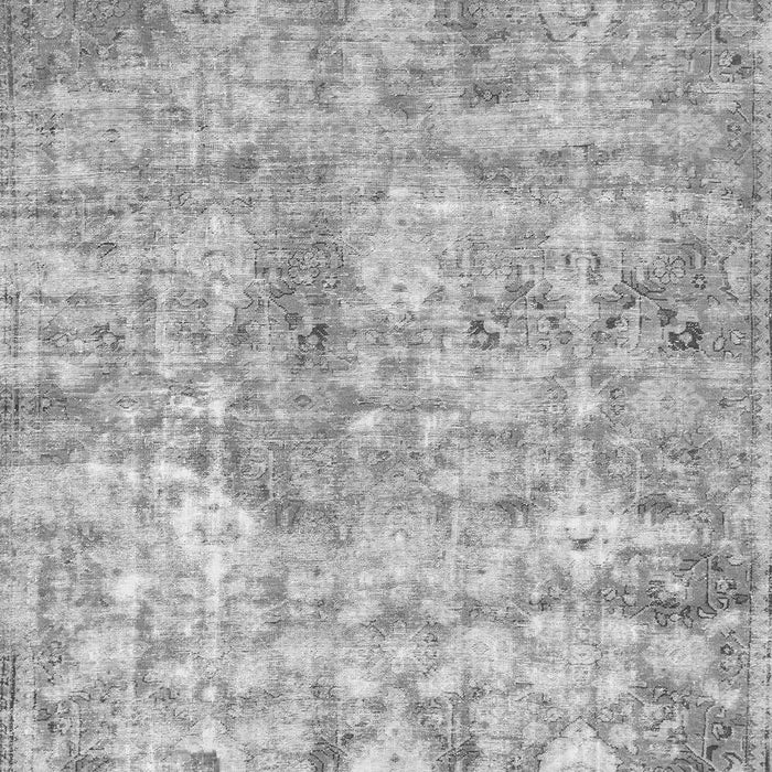 Machine Washable Abstract Gray Modern Rug, wshabs1071gry