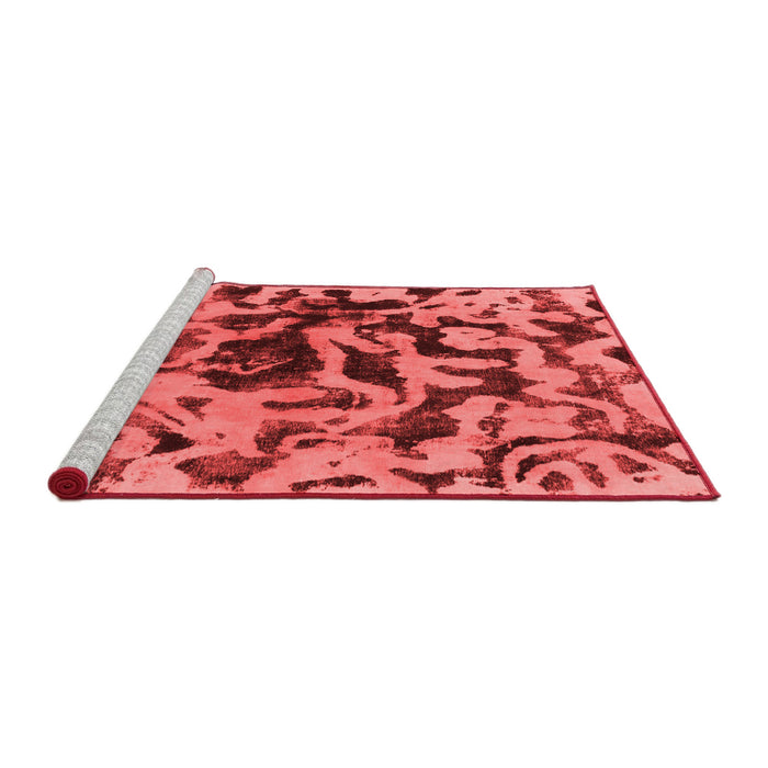 Modern Red Washable Rugs