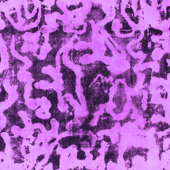 Square Abstract Purple Modern Rug, abs1072pur