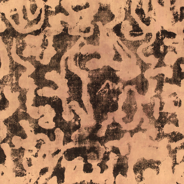 Square Abstract Brown Modern Rug, abs1072brn