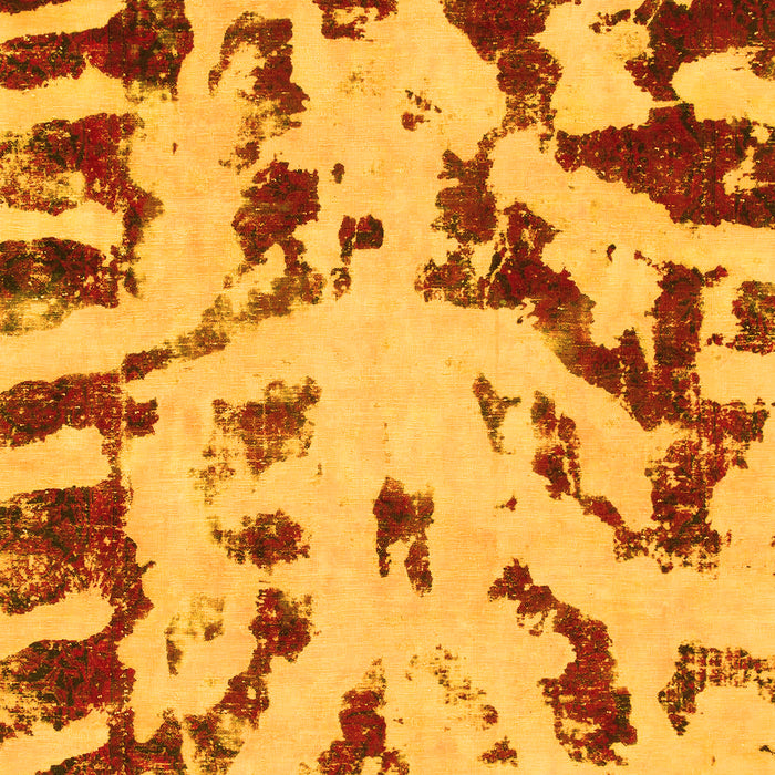 Machine Washable Abstract Yellow Modern Rug, wshabs1073yw