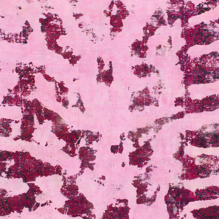 Machine Washable Abstract Pink Rug, wshabs1073