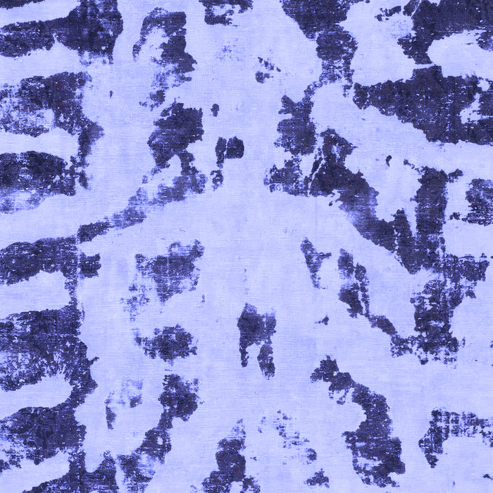 Machine Washable Abstract Blue Modern Rug, wshabs1073blu