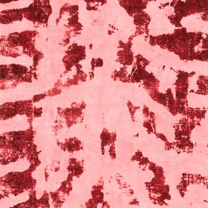 Machine Washable Abstract Red Modern Rug, wshabs1073red