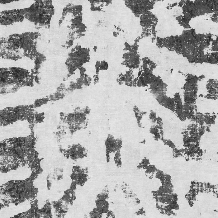 Machine Washable Abstract Gray Modern Rug, wshabs1073gry