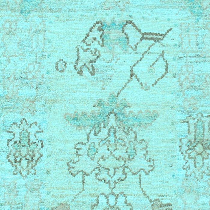 Abstract Light Blue Modern Rug, abs1074lblu