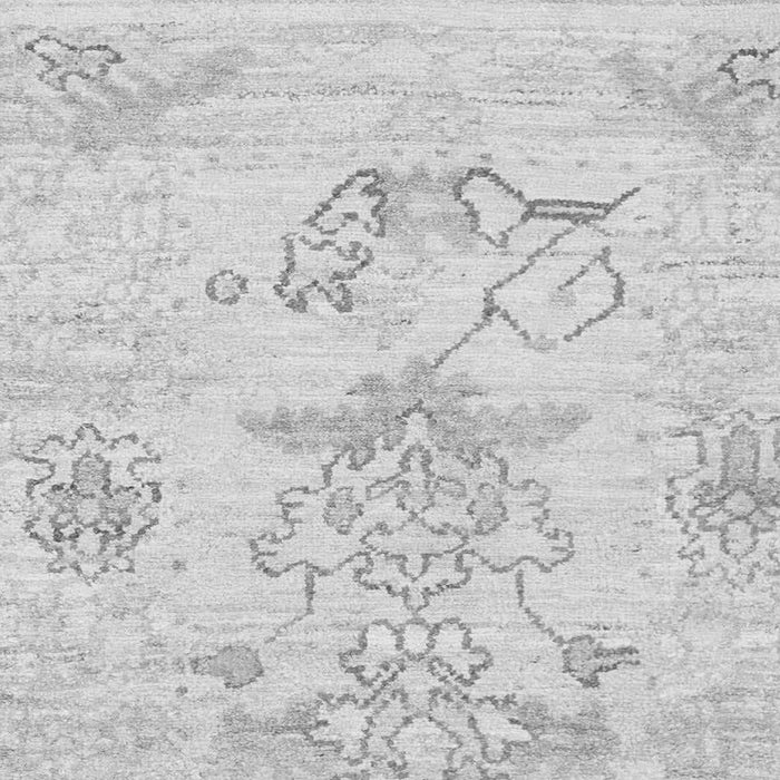 Square Machine Washable Abstract Gray Modern Rug, wshabs1074gry