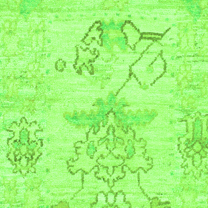 Machine Washable Abstract Green Modern Area Rugs, wshabs1074grn