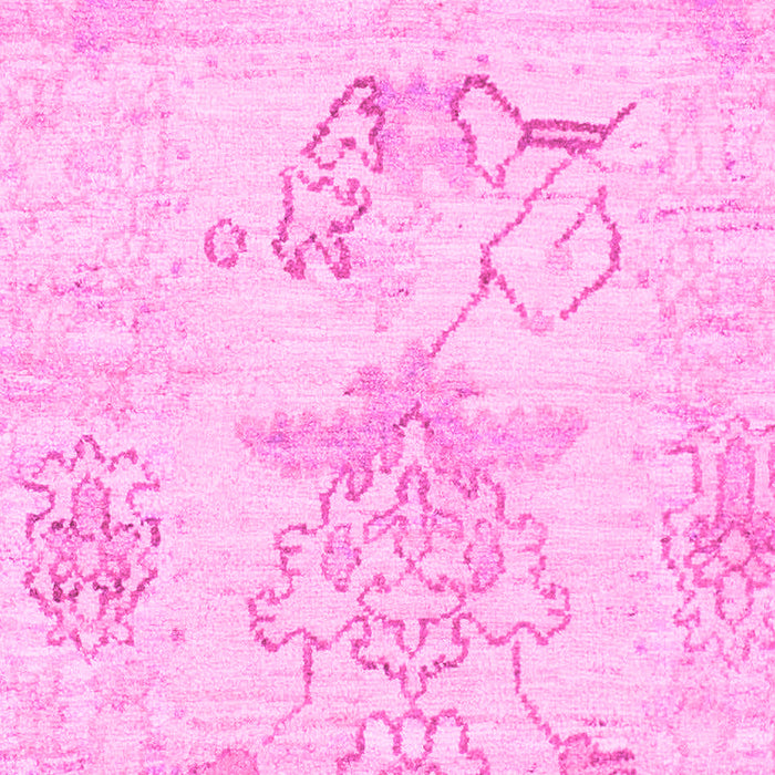 Machine Washable Abstract Pink Modern Rug, wshabs1074pnk