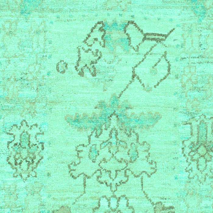 Abstract Turquoise Modern Rug, abs1074turq