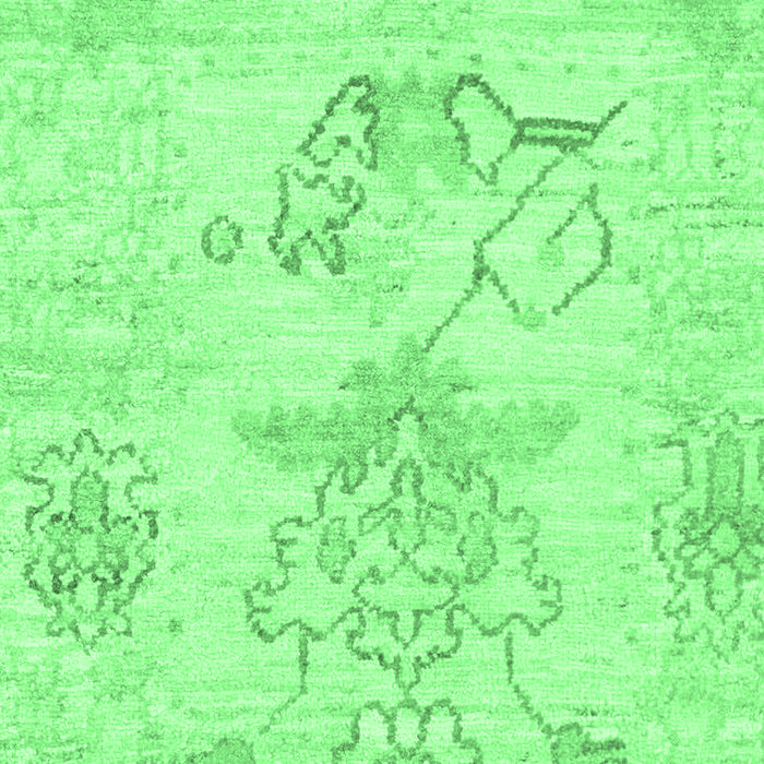 Abstract Emerald Green Modern Rug, abs1074emgrn