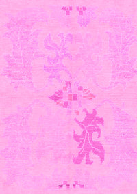 Abstract Pink Modern Rug, abs1075pnk