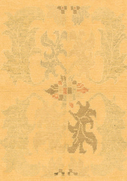Abstract Brown Modern Rug, abs1075brn