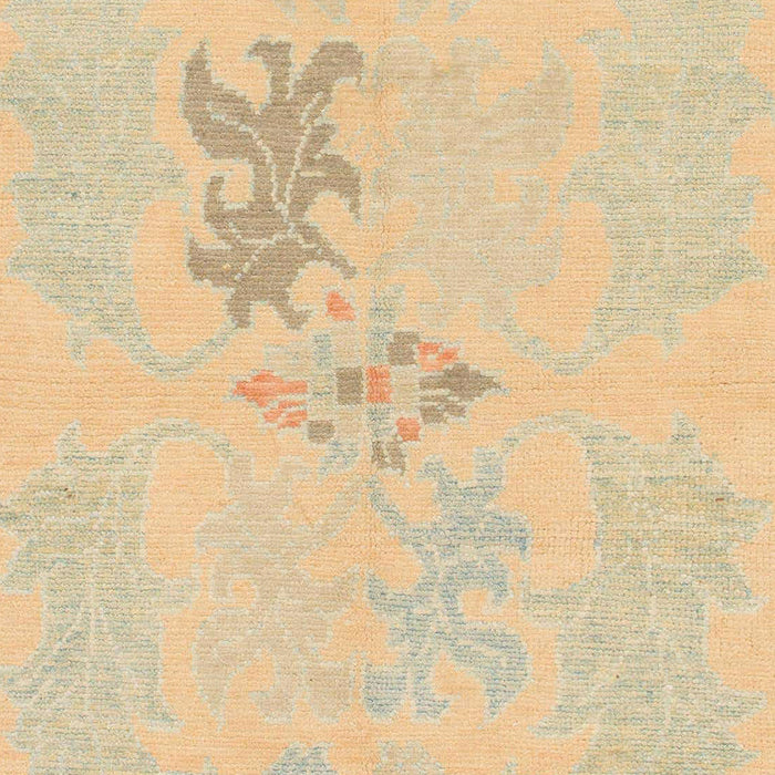 Machine Washable Abstract Brown Gold Rug, wshabs1075