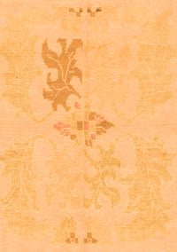 Abstract Orange Modern Rug, abs1075org