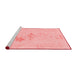 Modern Red Washable Rugs