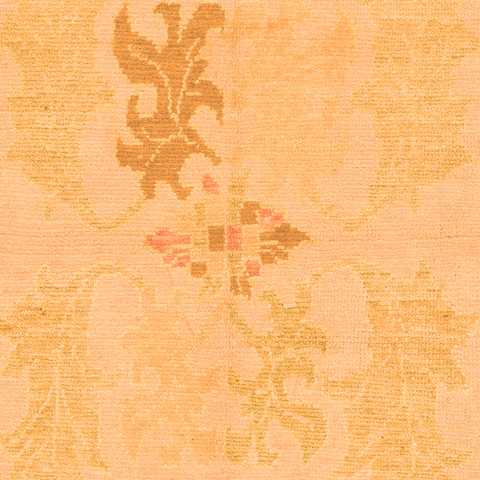 Machine Washable Abstract Orange Modern Area Rugs, wshabs1075org