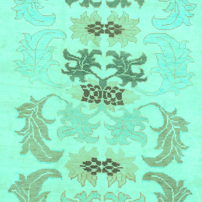 Abstract Turquoise Modern Rug, abs1076turq