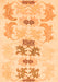 Abstract Orange Modern Rug, abs1076org