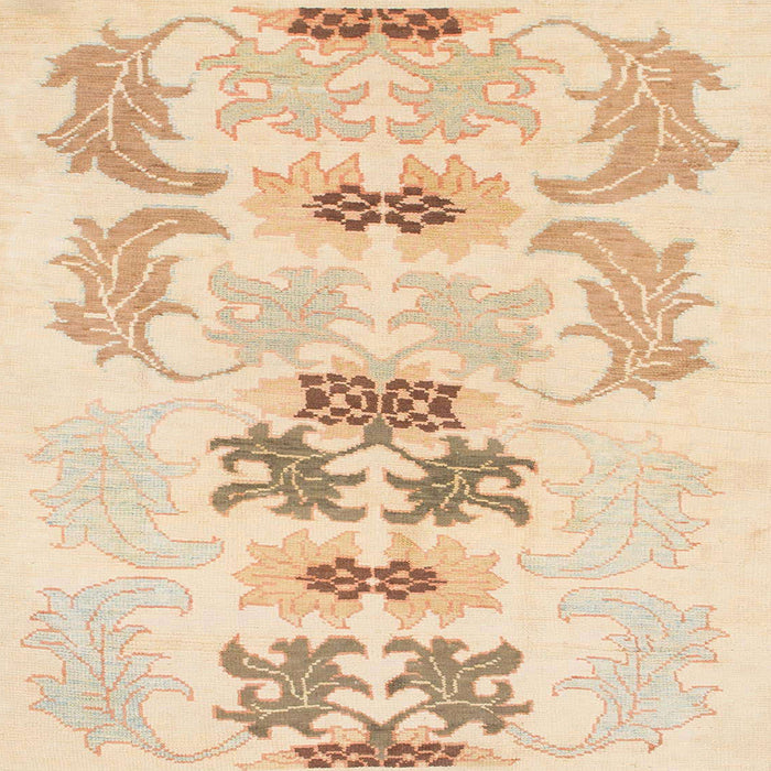 Square Machine Washable Abstract Khaki Gold Rug, wshabs1076