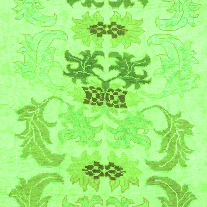 Machine Washable Abstract Green Modern Area Rugs, wshabs1076grn