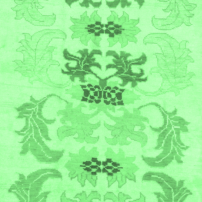 Abstract Emerald Green Modern Rug, abs1076emgrn