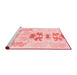 Modern Red Washable Rugs