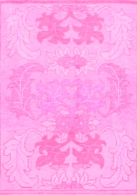 Abstract Pink Modern Rug, abs1077pnk