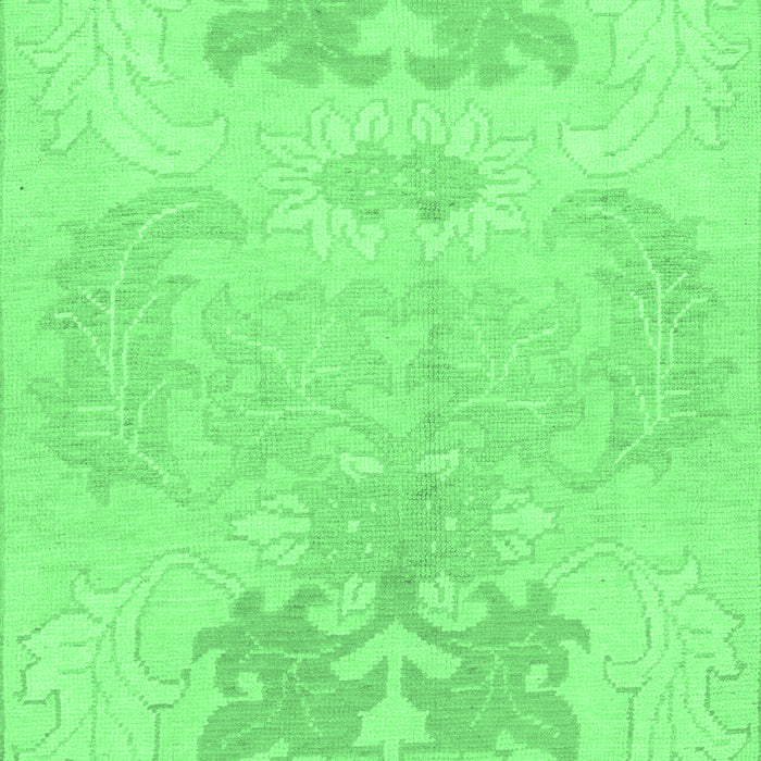 Machine Washable Abstract Emerald Green Modern Area Rugs, wshabs1077emgrn