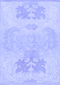 Abstract Blue Modern Rug, abs1077blu