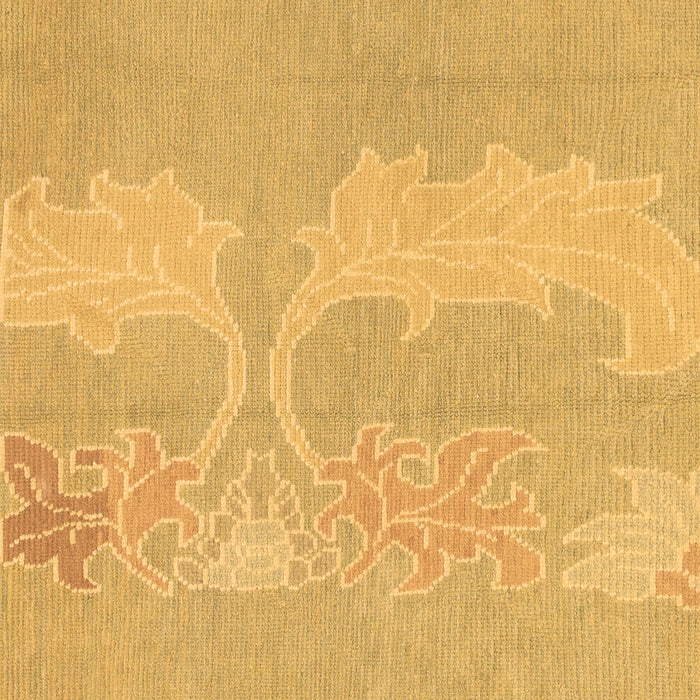 Square Machine Washable Abstract Brown Modern Rug, wshabs1078brn