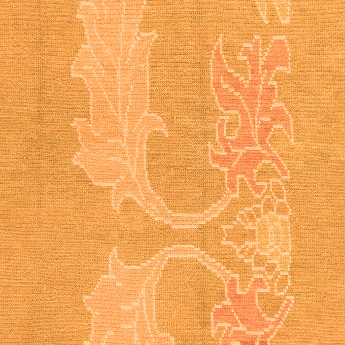 Machine Washable Abstract Orange Modern Area Rugs, wshabs1078org