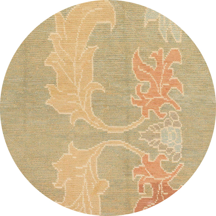 Square Abstract Gold Modern Rug, abs1078