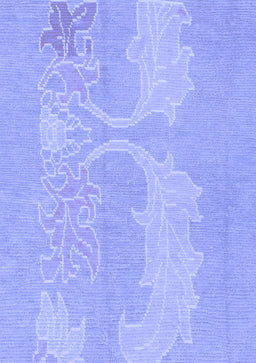 Abstract Blue Modern Rug, abs1078blu