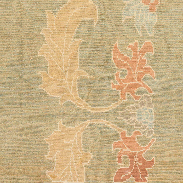 Square Machine Washable Abstract Gold Rug, wshabs1078