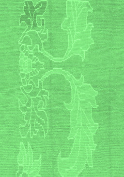 Abstract Emerald Green Modern Rug, abs1078emgrn