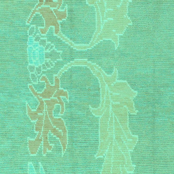 Machine Washable Abstract Turquoise Modern Area Rugs, wshabs1078turq